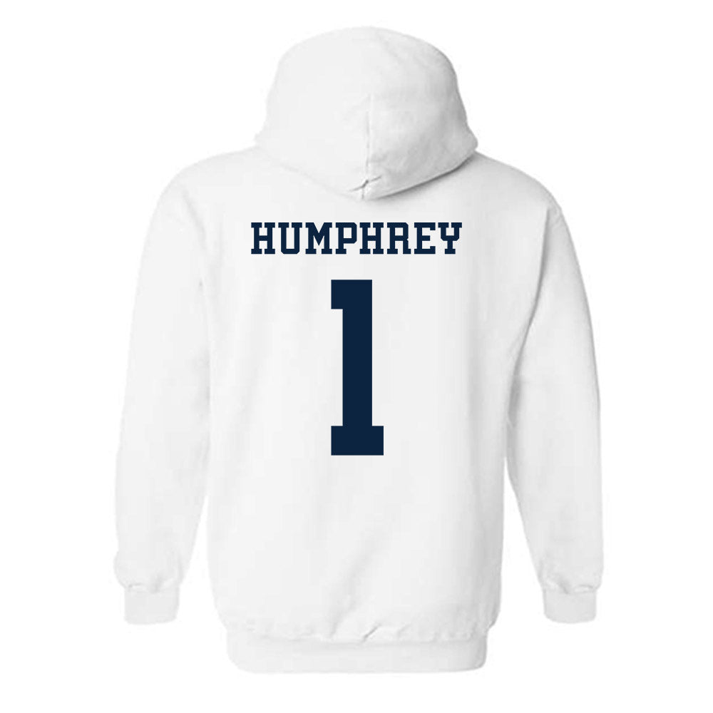 Samford - NCAA Men's Basketball : DaJion Humphrey - Classic Fashion Shersey Hooded Sweatshirt-1