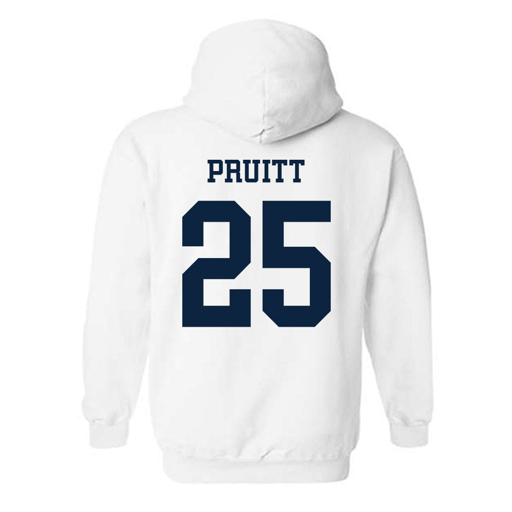 Samford - NCAA Football : William Pruitt - Classic Fashion Shersey Hooded Sweatshirt-1