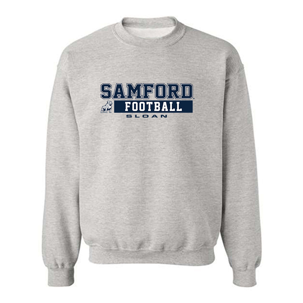 Samford - NCAA Football : Carson Sloan - Classic Fashion Shersey Crewneck Sweatshirt-0