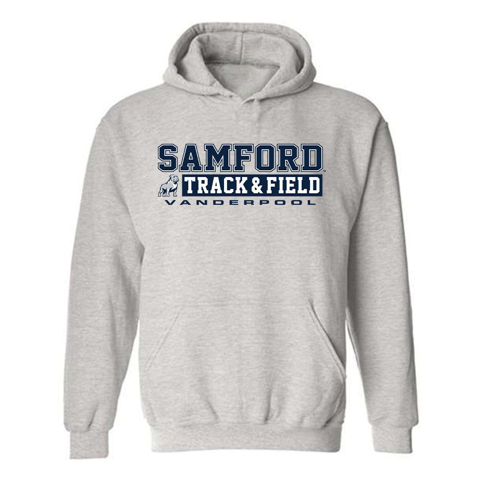 Samford - NCAA Men's Track & Field : Brenden Vanderpool - Classic Fashion Shersey Hooded Sweatshirt-0