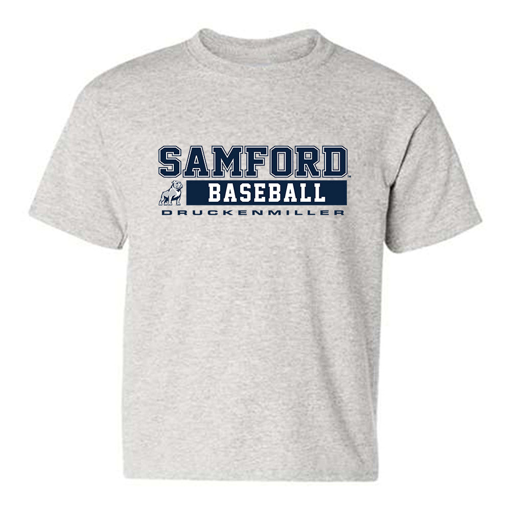 Samford - NCAA Baseball : Drew Druckenmiller - Classic Fashion Shersey Youth T-Shirt-0