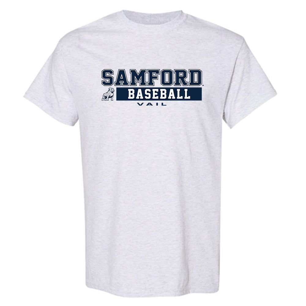 Samford - NCAA Baseball : Bodie Vail - Classic Fashion Shersey T-Shirt-0