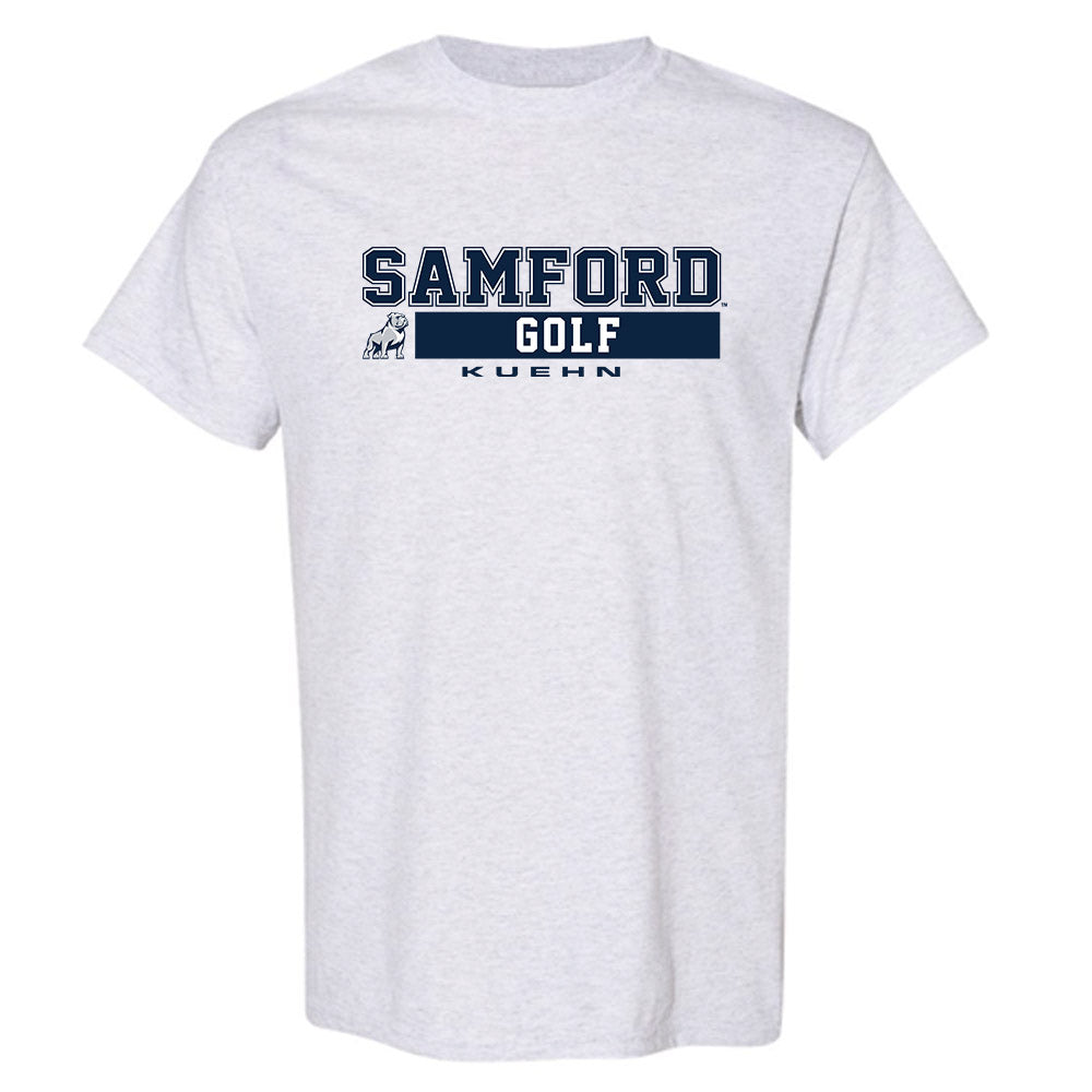 Samford - NCAA Men's Golf : Taylor Kuehn - Classic Fashion Shersey T-Shirt-0