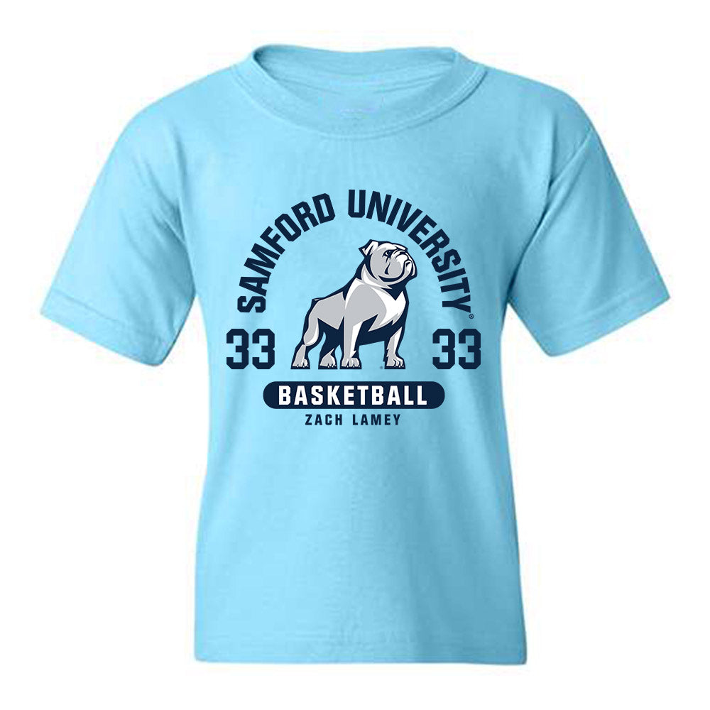 Samford - NCAA Men's Basketball : Zach Lamey - Classic Fashion Shersey Youth T-Shirt-0