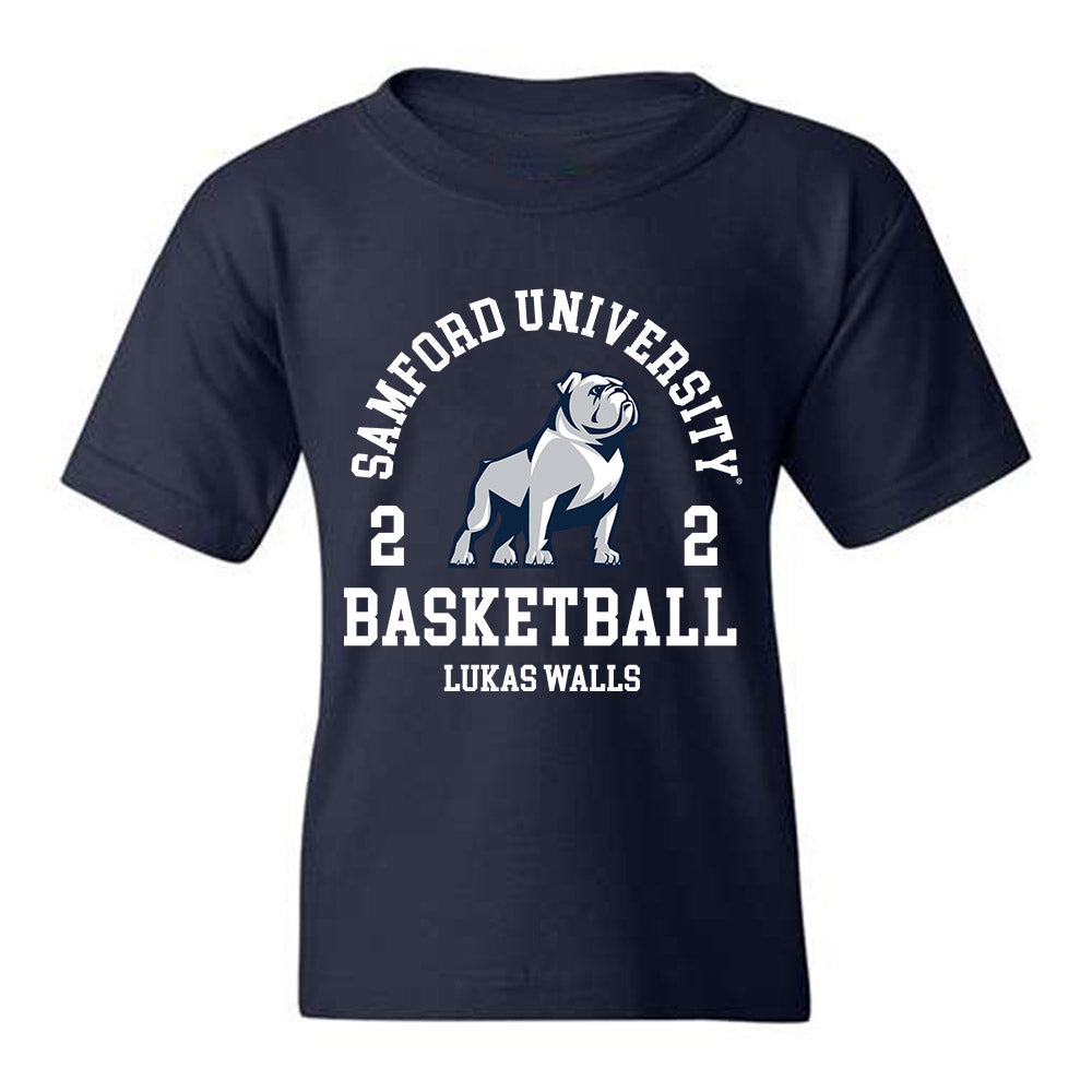 Samford - NCAA Men's Basketball : Lukas Walls - Youth T-Shirt