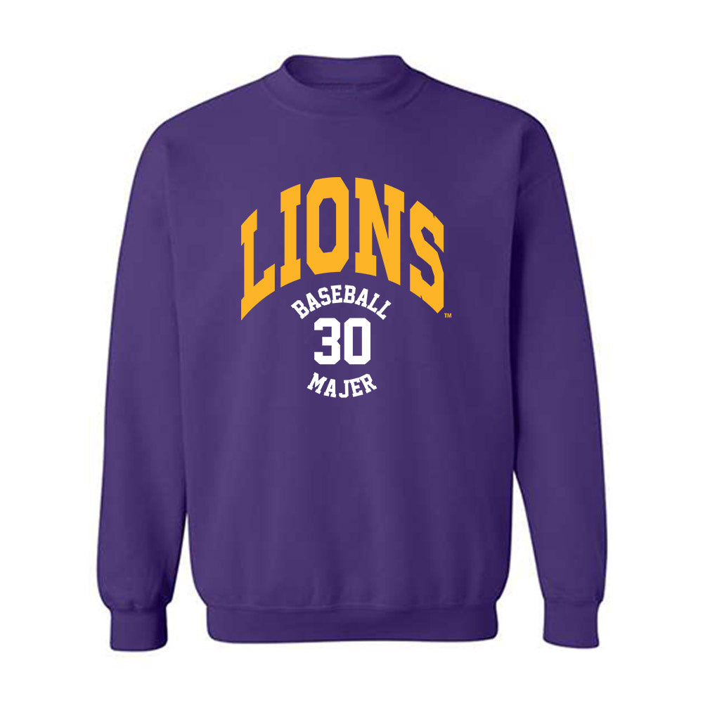 North Alabama - NCAA Baseball : Zakary Majer - Classic Fashion Shersey Crewneck Sweatshirt-0