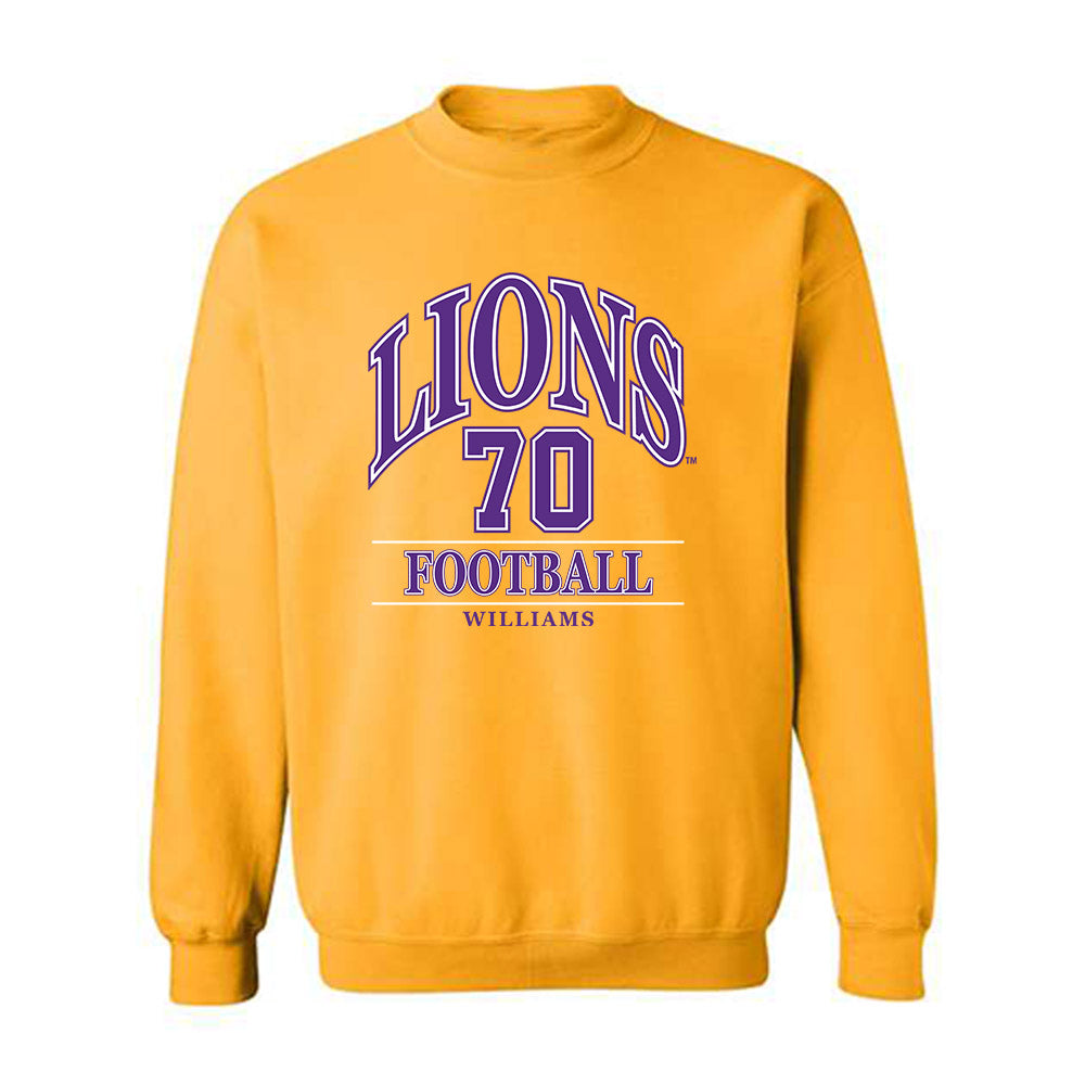 North Alabama - NCAA Football : Eric Williams - Classic Fashion Shersey Crewneck Sweatshirt-0