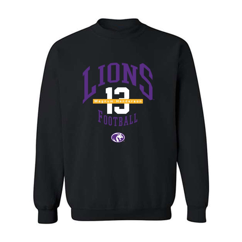 North Alabama - NCAA Football : Magnum Henderson - Classic Fashion Shersey Crewneck Sweatshirt-0