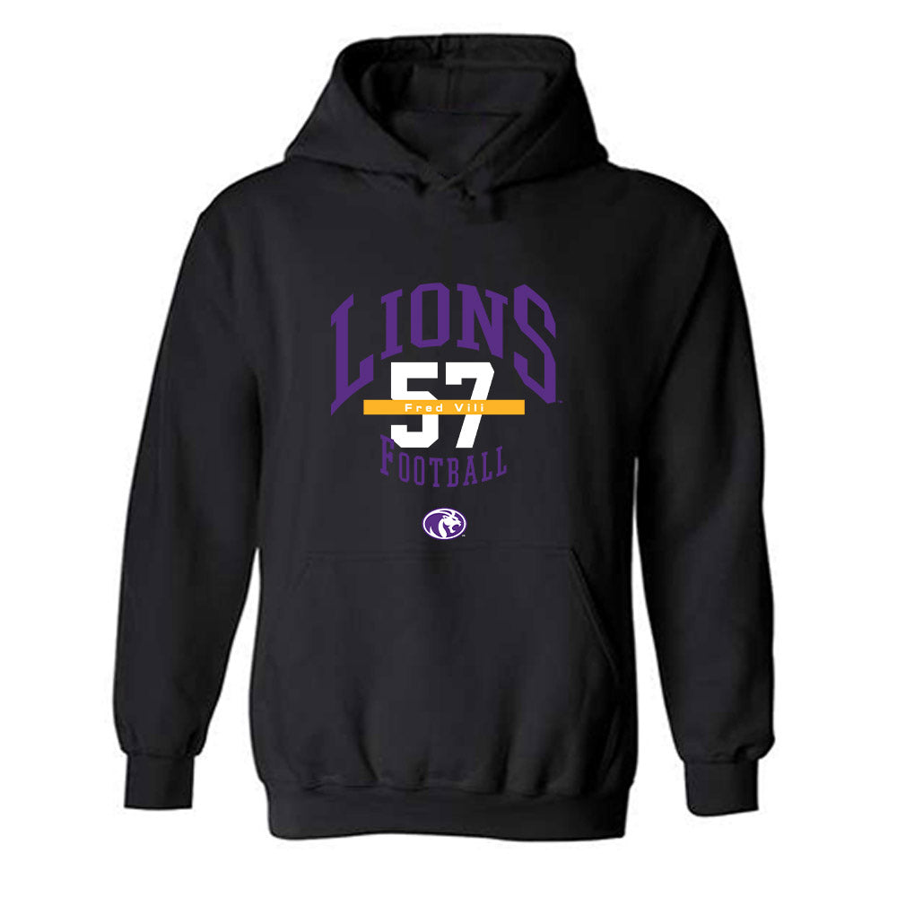 North Alabama - NCAA Football : Fred Vili - Classic Fashion Shersey Hooded Sweatshirt-0