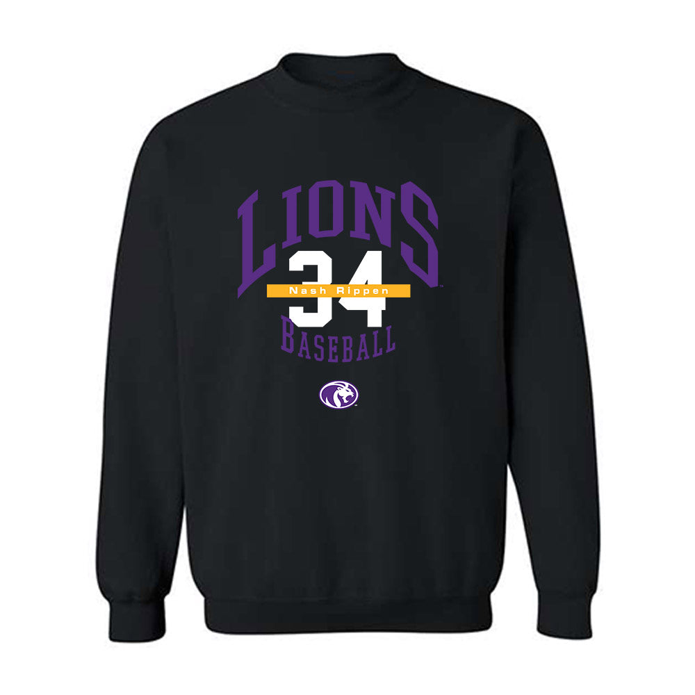 North Alabama - NCAA Baseball : Nash Rippen - Classic Fashion Shersey Crewneck Sweatshirt-0