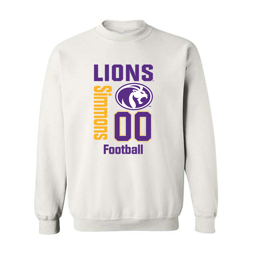North Alabama - NCAA Football : Dawson Simmons - Classic Fashion Shersey Crewneck Sweatshirt-0