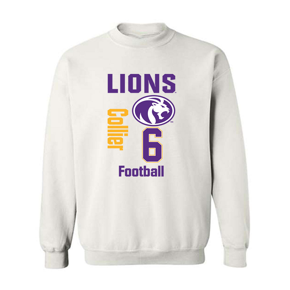 North Alabama - NCAA Football : Travis Collier - Classic Fashion Shersey Crewneck Sweatshirt-0