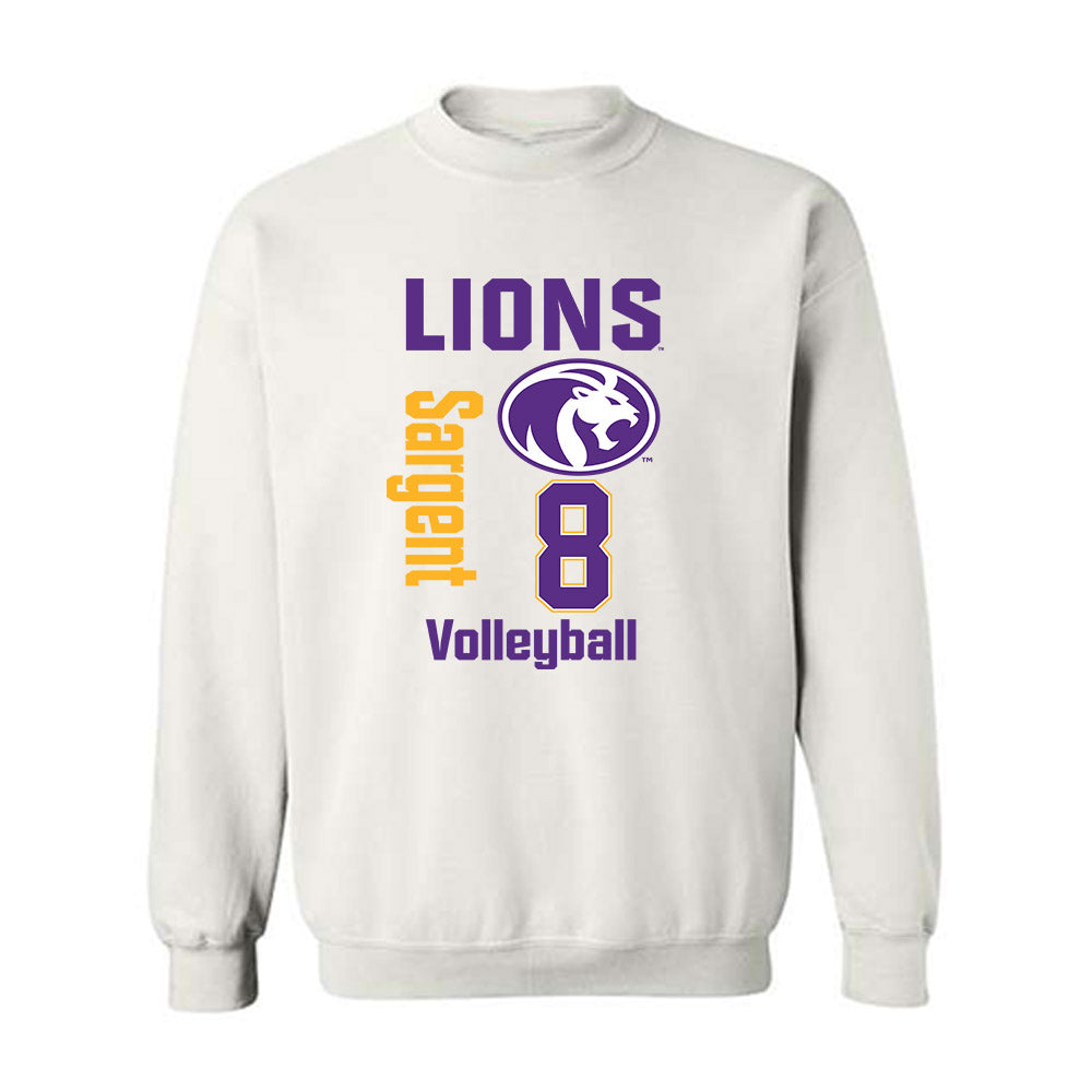 North Alabama - NCAA Women's Volleyball : Nicole Sargent - Classic Fashion Shersey Crewneck Sweatshirt-0