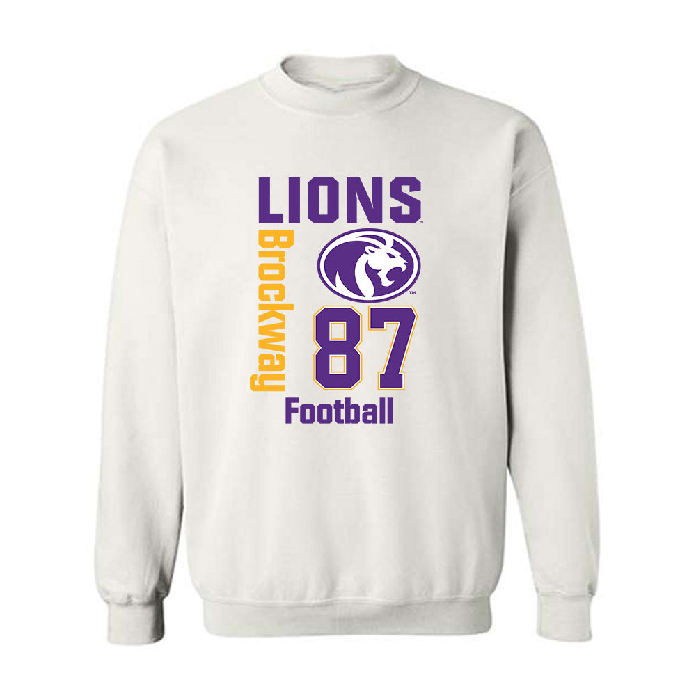 North Alabama - NCAA Football : Nathan Brockway - Classic Fashion Shersey Crewneck Sweatshirt-0