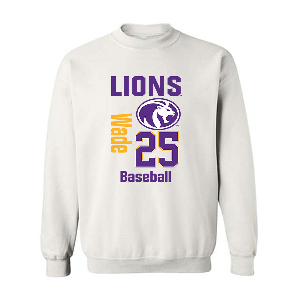 North Alabama - NCAA Baseball : Alex Wade - Classic Fashion Shersey Crewneck Sweatshirt-0