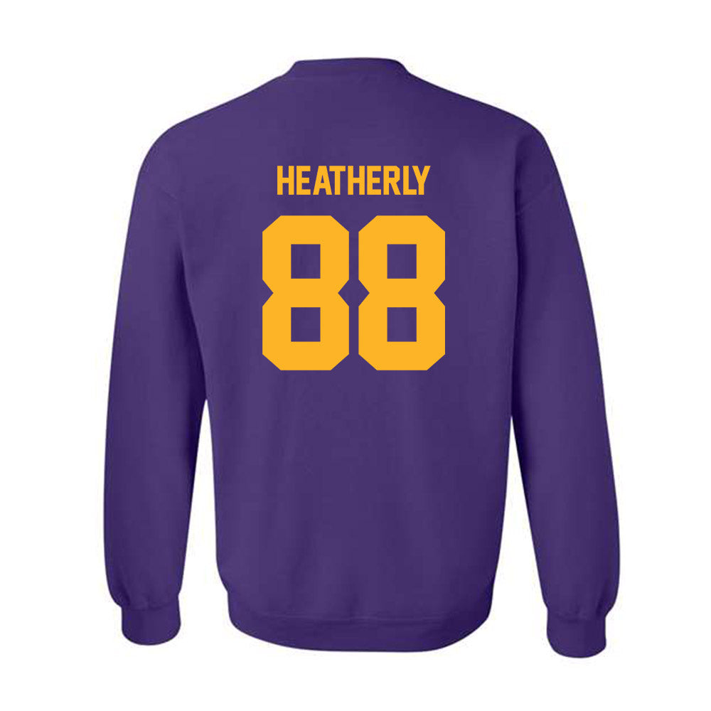 North Alabama - NCAA Football : Kaleb Heatherly - Classic Shersey Crewneck Sweatshirt-1