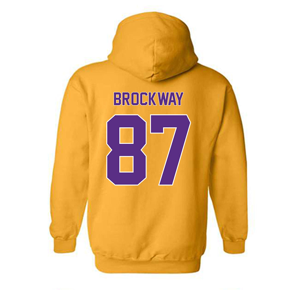 North Alabama - NCAA Football : Nathan Brockway - Classic Shersey Hooded Sweatshirt-1
