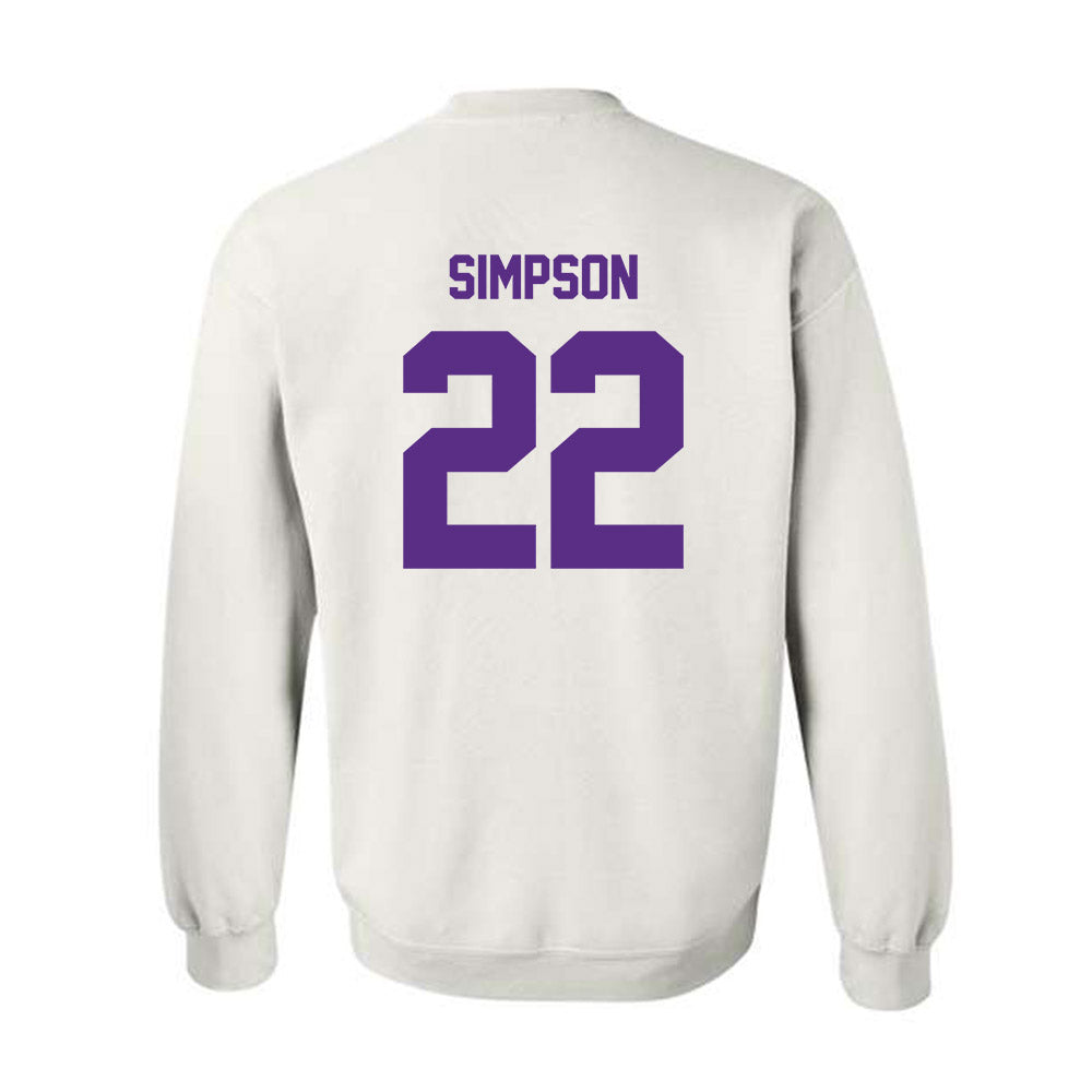 North Alabama - NCAA Football :Jaylen Simpson - Classic Shersey Crewneck Sweatshirt-1