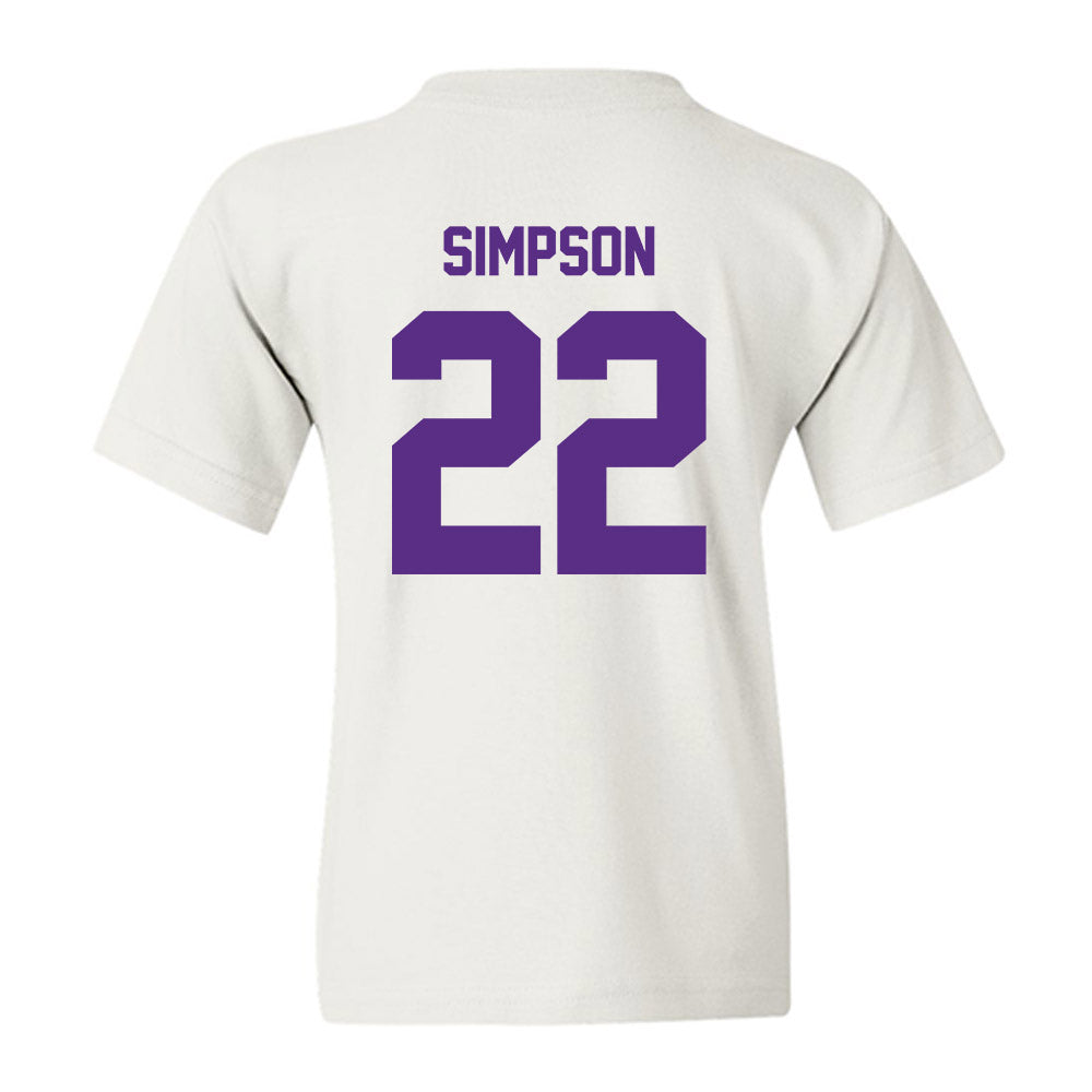 North Alabama - NCAA Football :Jaylen Simpson - Classic Shersey Youth T-Shirt-1