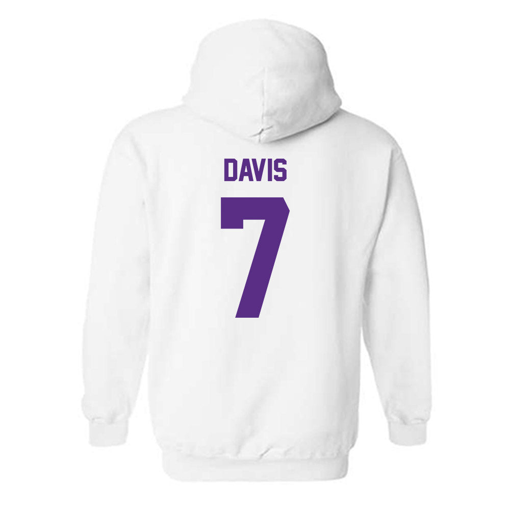 North Alabama - NCAA Football : Justin Davis - Classic Shersey Hooded Sweatshirt-1