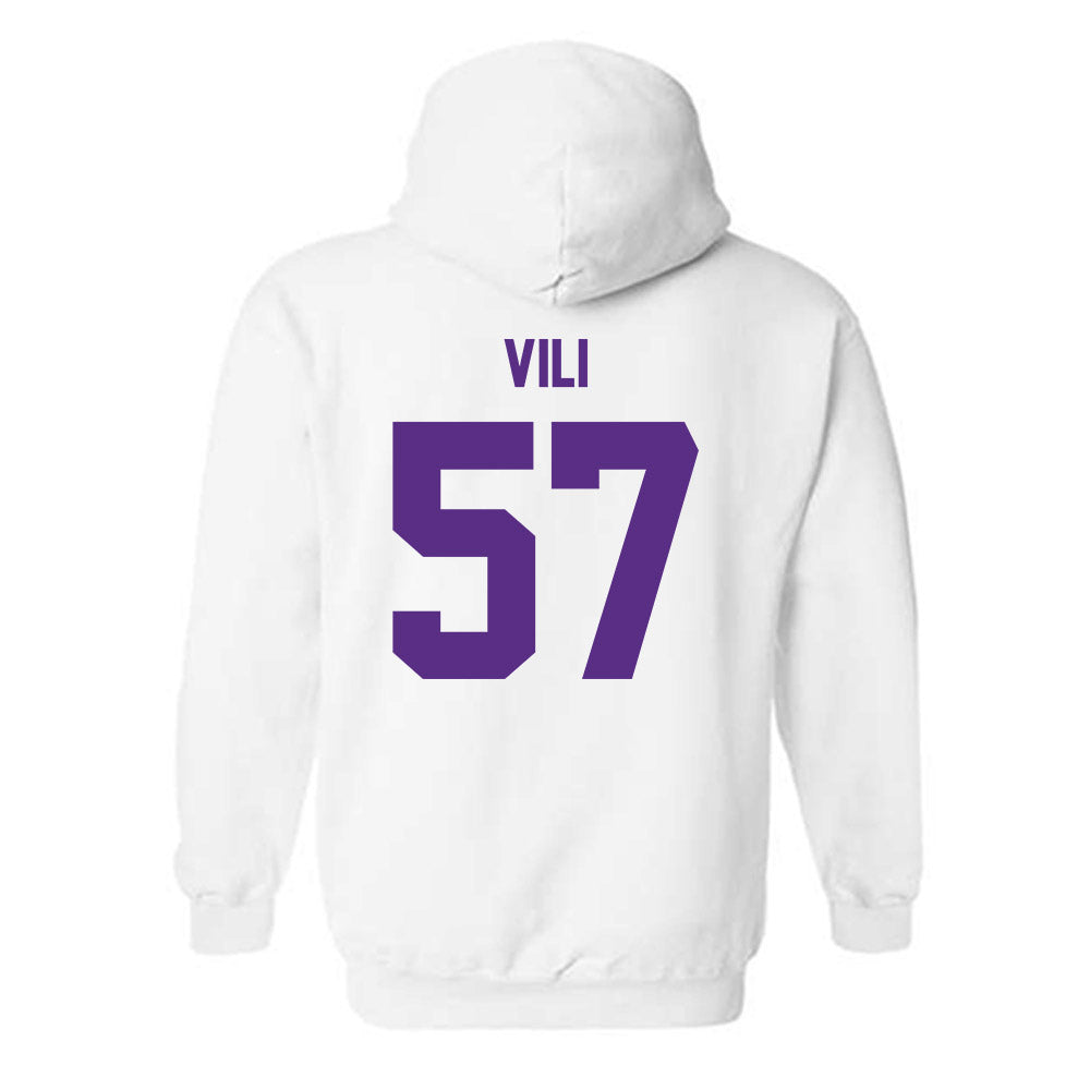 North Alabama - NCAA Football : Fred Vili - Classic Shersey Hooded Sweatshirt-1