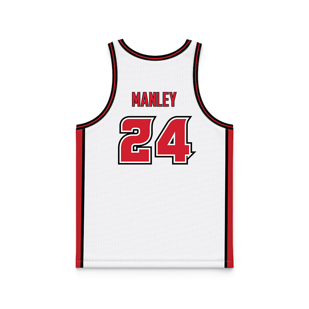 Louisiana - NCAA Women's Basketball : Mikaylah Manley - White Basketball Jersey-1