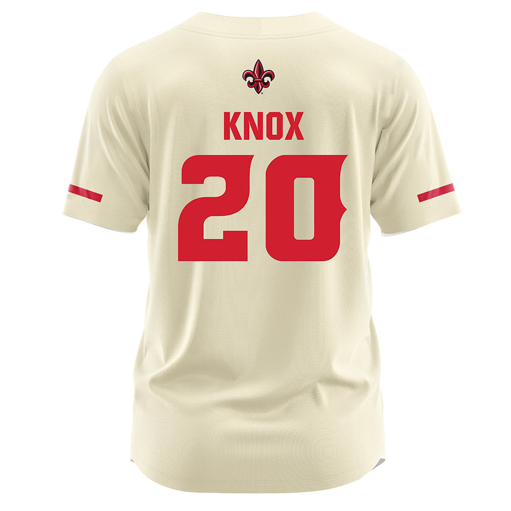 Louisiana - NCAA Softball : Lily Knox - Cream Jersey-1