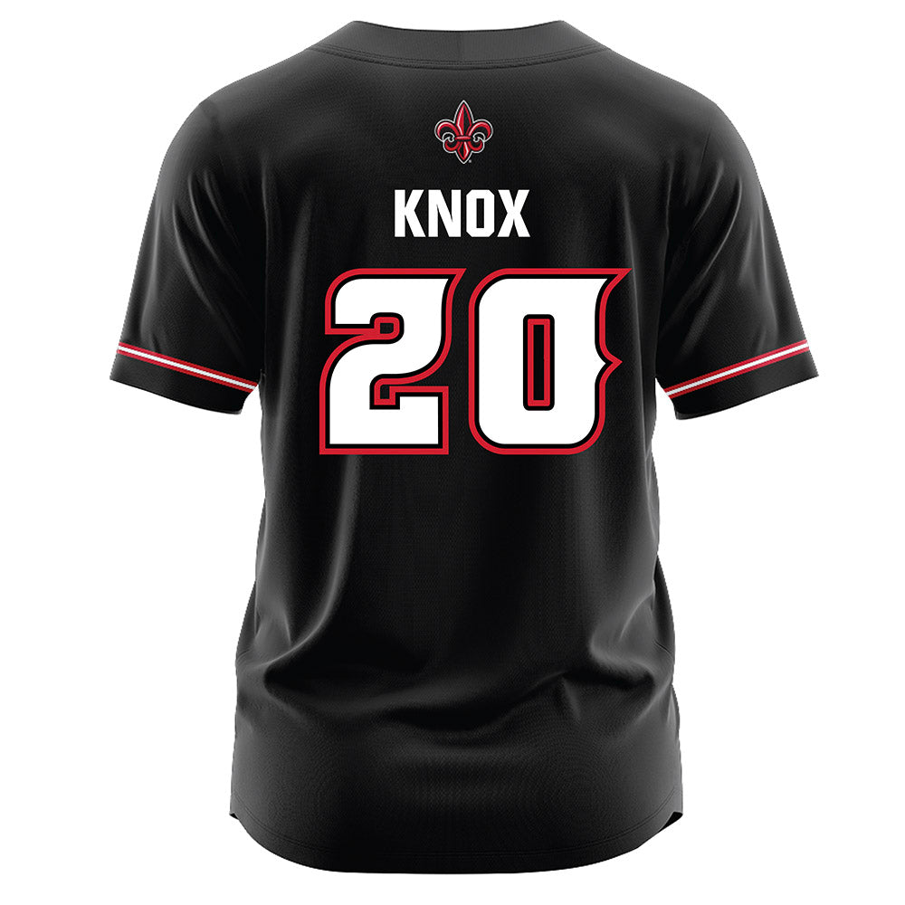 Louisiana - NCAA Softball : Lily Knox - Black Jersey-1