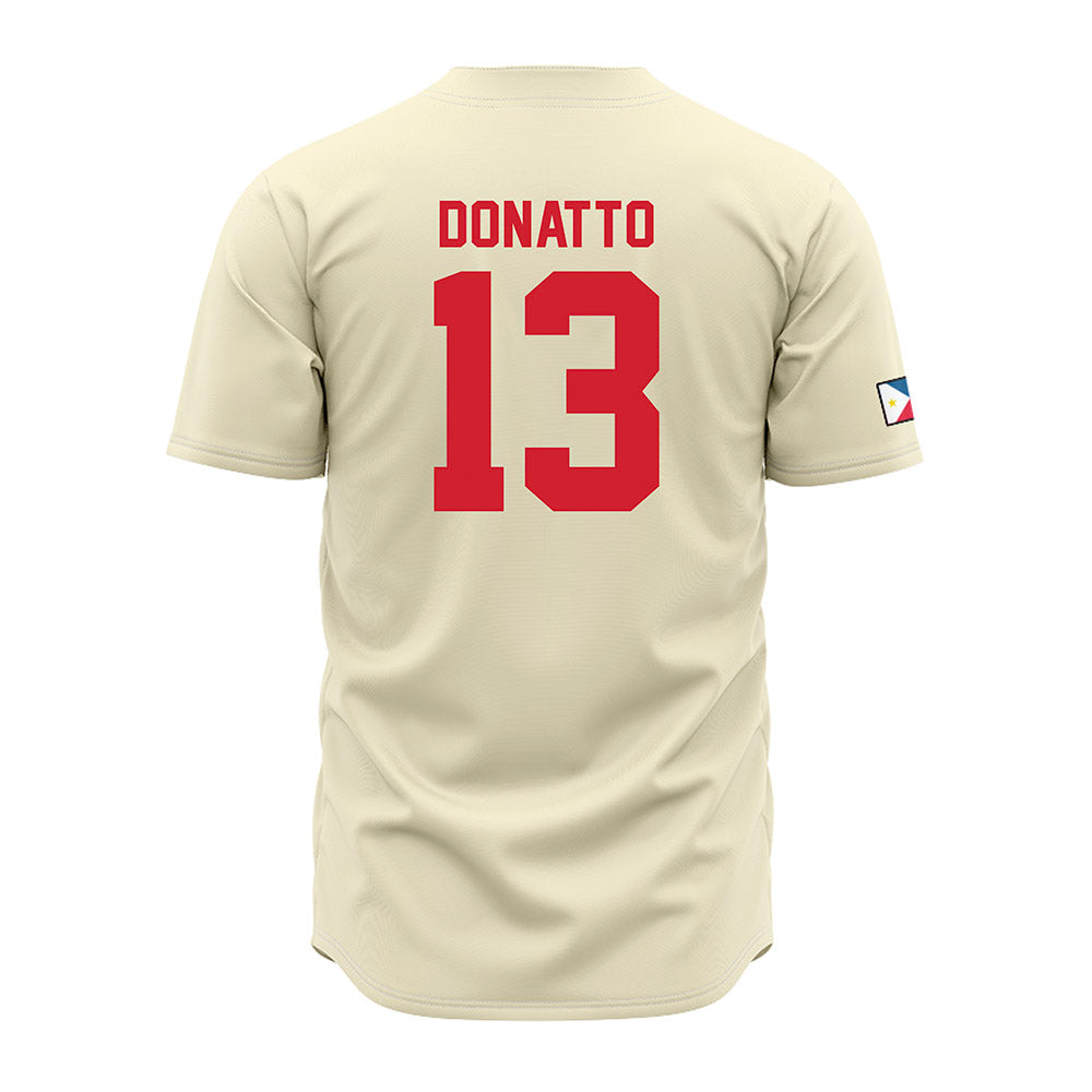 Louisiana - NCAA Baseball : Ahmar Donatto - Cream Jersey-1