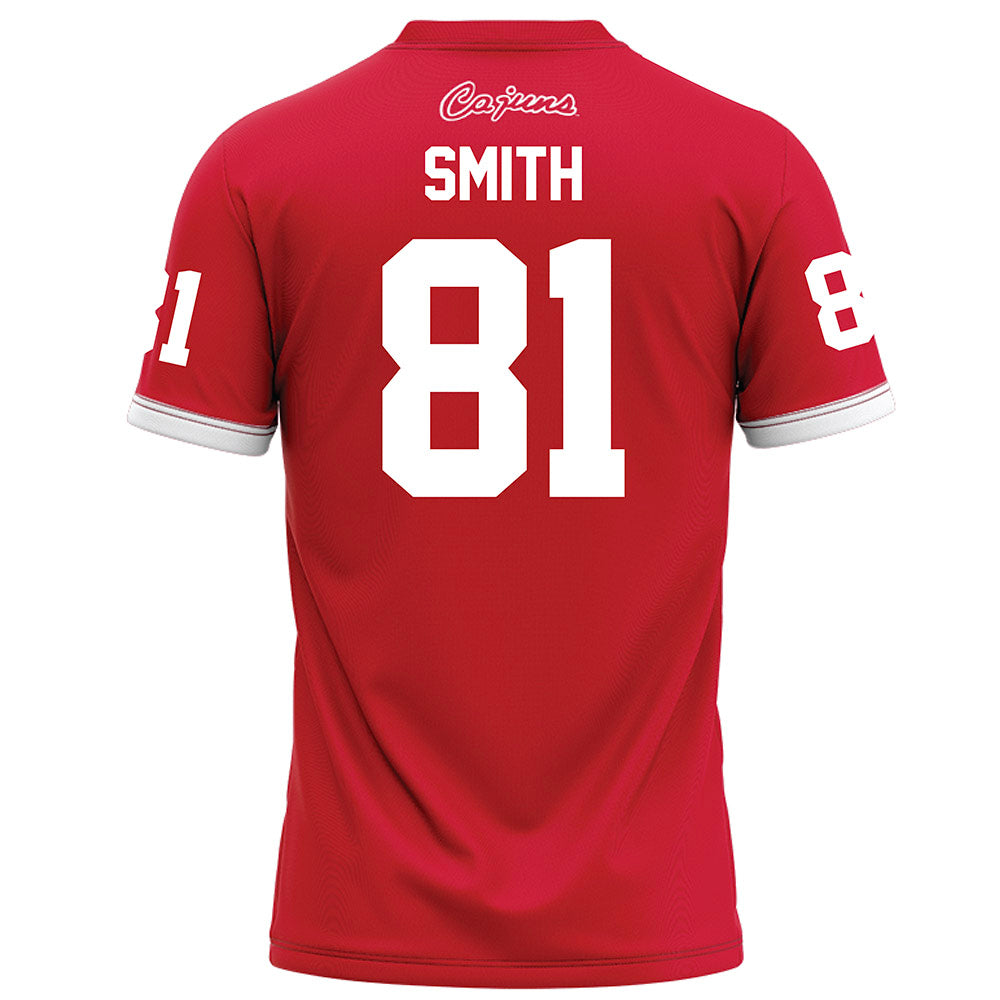 Louisiana - NCAA Football : Jaiden Smith - Red Football Jersey-1