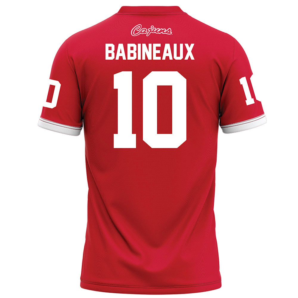 Louisiana - NCAA Football : Russell Babineaux - Red Football Jersey-1