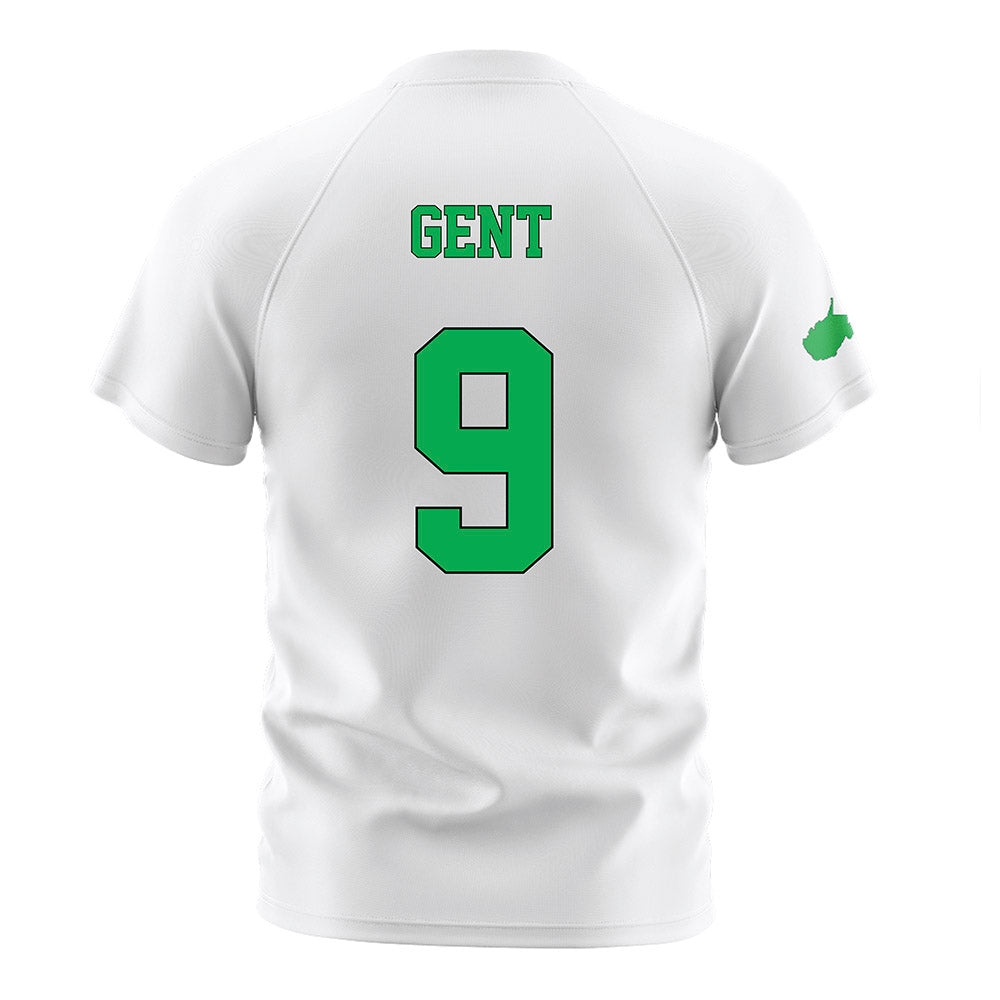 Marshall - NCAA Women's Soccer : Tiggi Gent - White Soccer Jersey-1