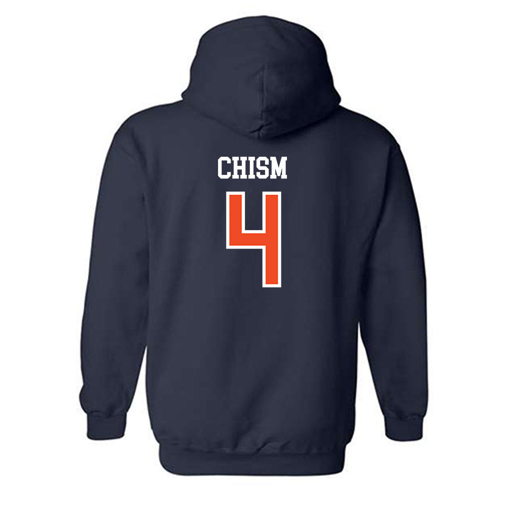 Auburn - NCAA Women's Soccer : Taylor Chism - Generic Shersey Hooded Sweatshirt-1