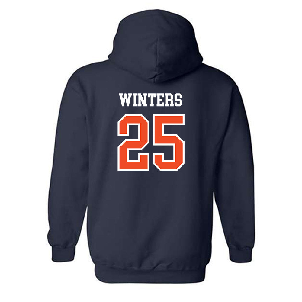 Auburn - NCAA Football : Eric Winters - Generic Shersey Hooded Sweatshirt-1