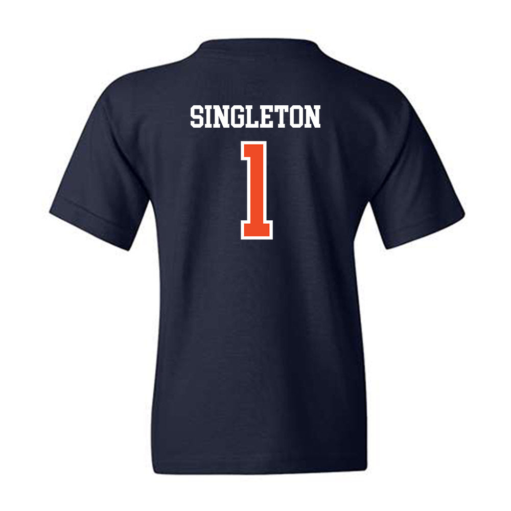 Auburn - NCAA Football : Eric Singleton - Generic Shersey Youth T-Shirt-1