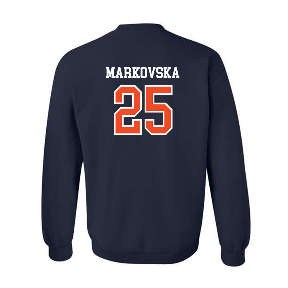 Auburn - NCAA Women's Volleyball : Lizzy Markovska - Generic Shersey Crewneck Sweatshirt-1