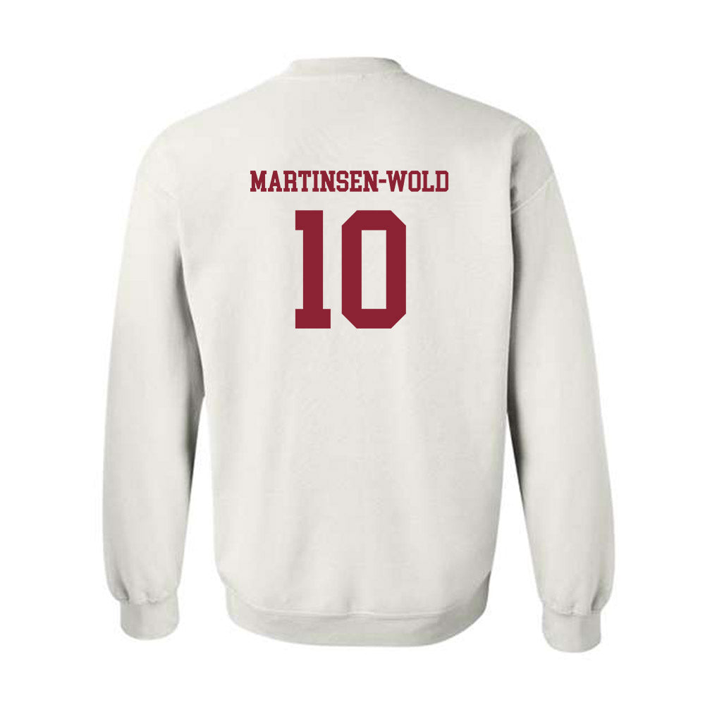 Boston College - NCAA Men's Soccer : Sander Martinsen-Wold - Replica Shersey Crewneck Sweatshirt-1