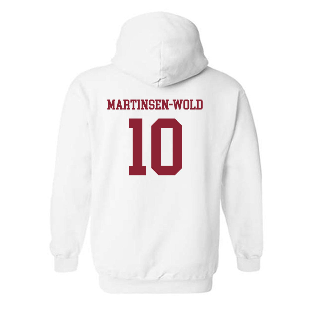 Boston College - NCAA Men's Soccer : Sander Martinsen-Wold - Replica Shersey Hooded Sweatshirt-1
