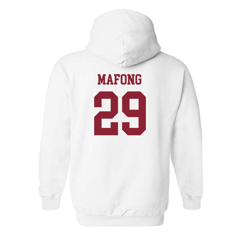 Boston College - NCAA Men's Soccer : Dylan Mafong - Replica Shersey Hooded Sweatshirt-1