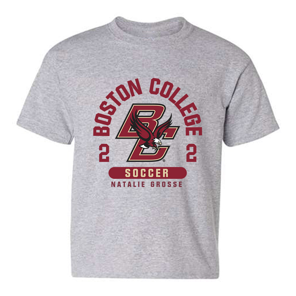 Boston College - NCAA Women's Soccer : Natalie Grosse - Classic Fashion Shersey Youth T-Shirt-0