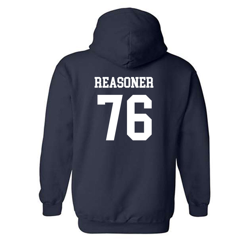 Drake - NCAA Football : Jackson Reasoner - Generic Shersey Hooded Sweatshirt-1