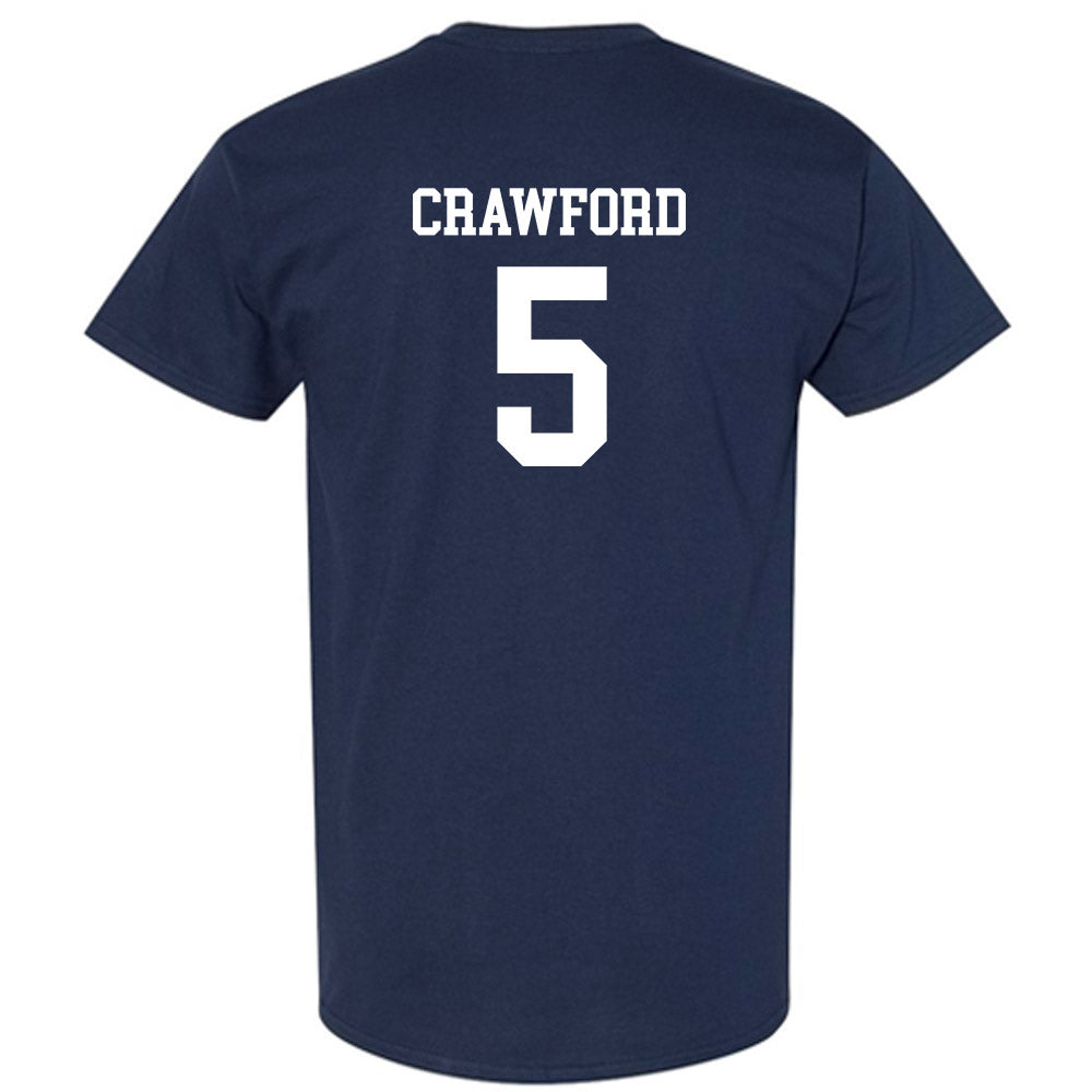 Drake - NCAA Women's Basketball : Mya Crawford - Generic Shersey T-Shirt-1