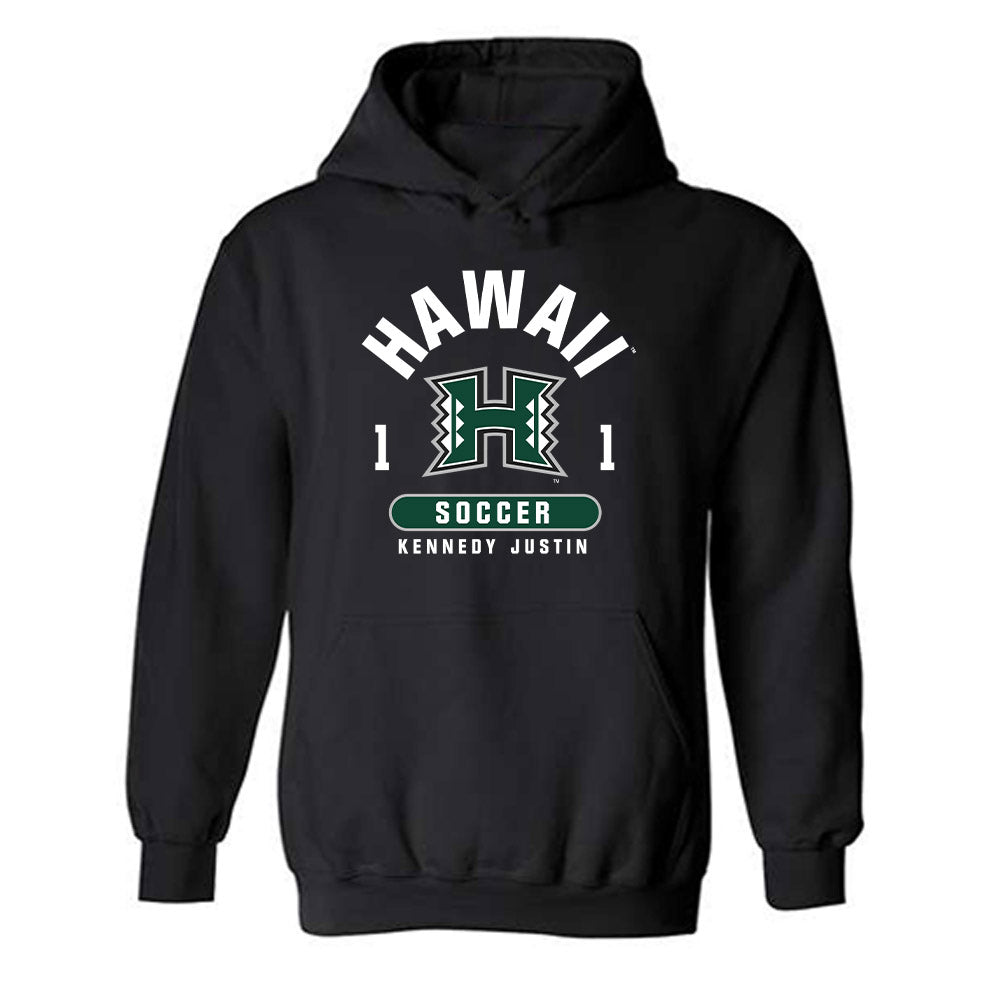 Hawaii - NCAA Women's Soccer : Kennedy Justin - Classic Fashion Shersey Hooded Sweatshirt-0
