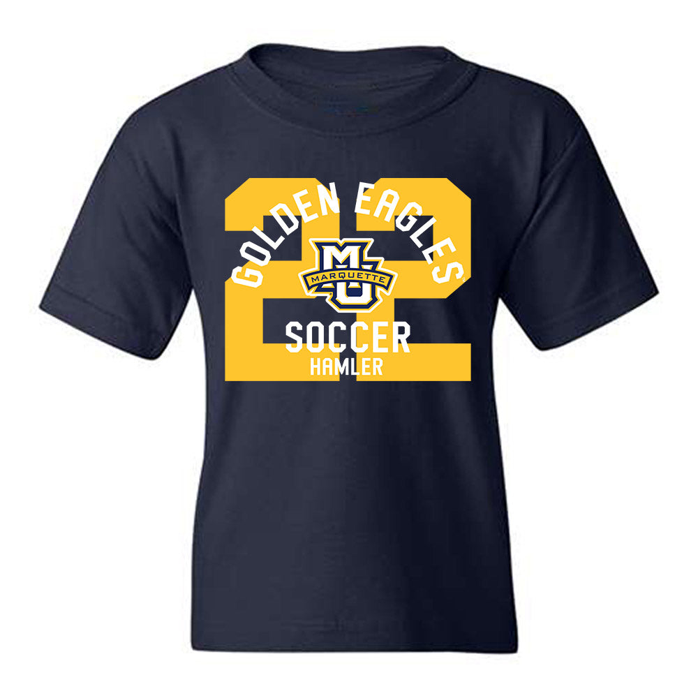 Marquette - NCAA Men's Soccer : Clayton Hamler - Classic Fashion Shersey Youth T-Shirt-0