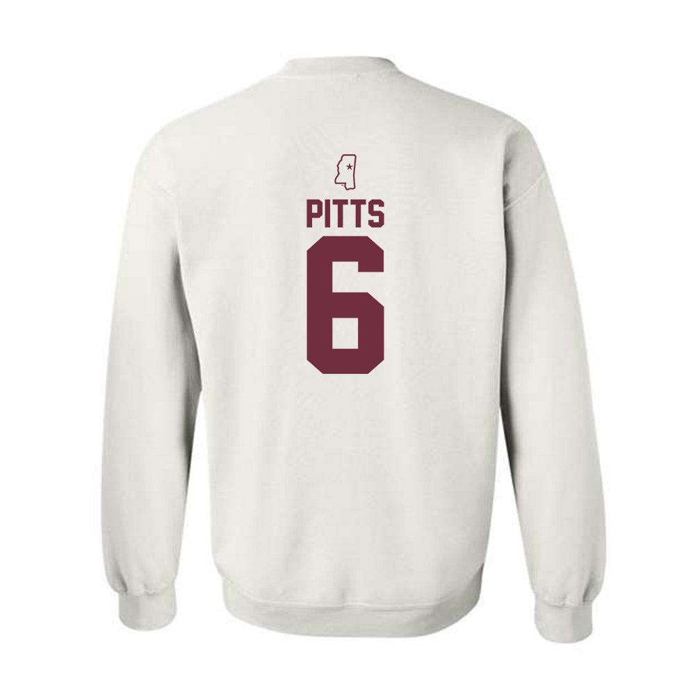 Mississippi State - NCAA Women's Soccer : Ellie Pitts - Replica Shersey Crewneck Sweatshirt-1