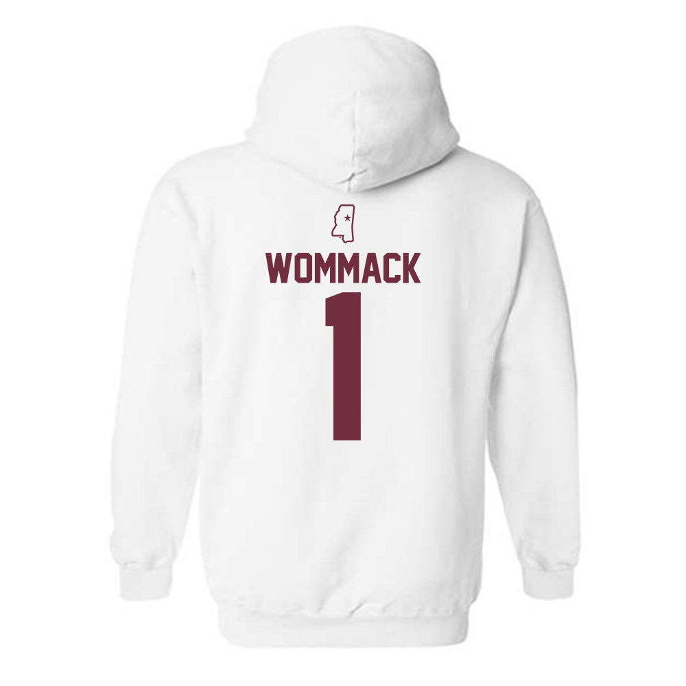 Mississippi State - NCAA Women's Soccer : Sarah Wommack - Replica Shersey Hooded Sweatshirt-1