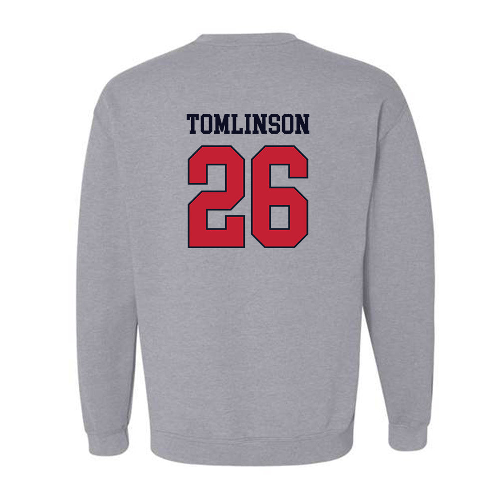 St. Johns - NCAA Men's Soccer : Kaief Tomlinson - Classic Shersey Crewneck Sweatshirt-1