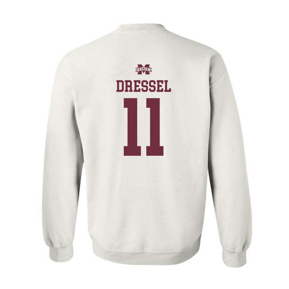 Mississippi State - NCAA Women's Volleyball : Kenna Dressel - Replica Shersey Crewneck Sweatshirt-1