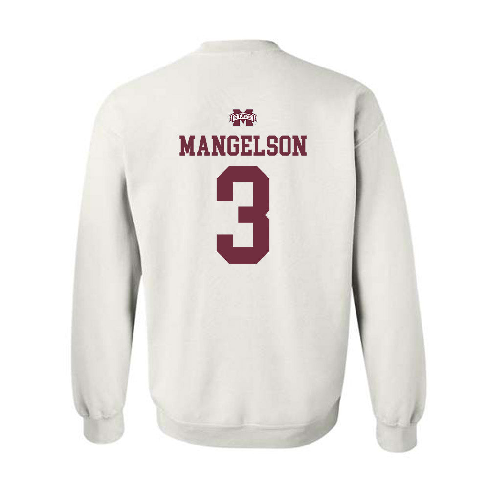 Mississippi State - NCAA Women's Volleyball : Lindsey Mangelson - Replica Shersey Crewneck Sweatshirt-1