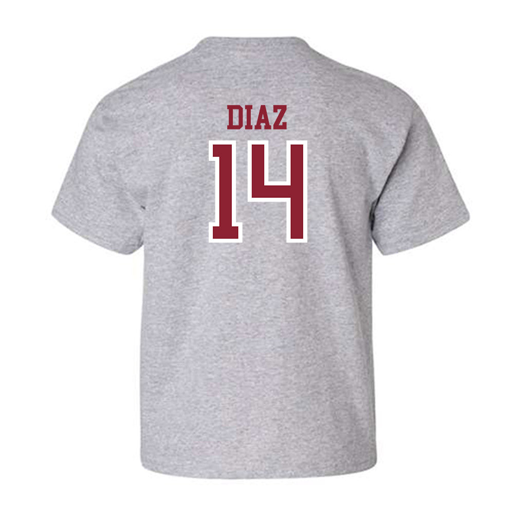 Troy - NCAA Baseball : Zaid Diaz - Generic Shersey Youth T-Shirt-1